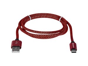 Захисник USB09-03T Pro Red 1M (87813) Кабель