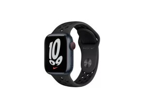 Ремінець Apple Anthracite/Black Nike Sport Band для Watch 44/45mm (ML883)