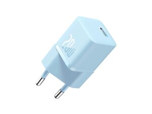 Мережевий зарядний пристрій BASEUS GaN5 Fast Charger (mini) 1C 20W Blue (CCGN050103)