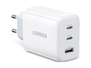 Мережевий зарядний пристрій UGREEN CD275 65W Wall Charger White (90496)