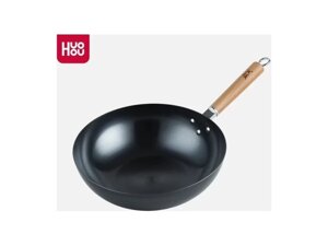 Сковорода ВОК Xiaomi Huohou Fine Iron Wok, 30 см (HU0212)