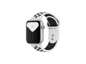 Смарт-годинник Apple Watch Nike Series 5 GPS 40mm Silver Aluminum w. Silver Aluminum (MX3R2)