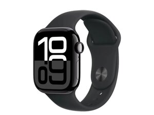 Смарт-годинник Apple Watch Series 10 GPS + Cellular 46mm Jet Black Alu. Case w. Black Sport Band - M/L (MWY43)