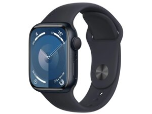 Смарт-годинник Apple Watch Series 9 GPS 41mm Midnight Aluminum Case w. Midnight Sport Band - M/L (MR8X3)