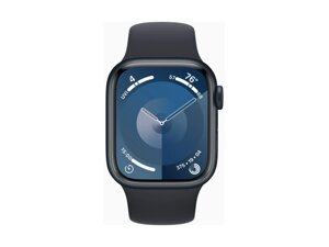 Смарт-годинник Apple Watch Series 9 GPS 41mm Midnight Aluminum Case w. Midnight Sport Band - S/M (MR8W3)