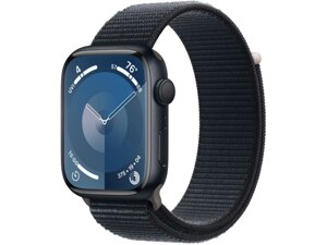 Смарт-годинник Apple Watch Series 9 GPS 45mm Midnight Aluminum Case w. Midnight S. Loop (MR9C3)