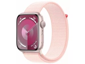 Смарт-годинник Apple Watch Series 9 GPS 45mm Pink Aluminum Case w. Light Pink S. Loop (MR9J3)