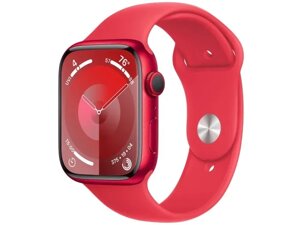 Смарт-годинник apple watch series 9 GPS + cellular 45mm product RED alu. case w. product RED S. band - S/M (MRYE3)