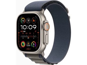 Смарт-годинник Apple Watch Ultra 2 GPS + Cellular 49mm Titanium Case with Blue Alpine Loop - Large (MREQ3/MRFD3)