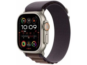 Смарт-годинник Apple Watch Ultra 2 GPS + Cellular 49mm Titanium Case with Indigo Alpine Loop - Small (MRER3)