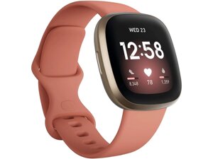 Смарт-годинник Fitbit Versa 3 Pink Clay/Soft Gold Aluminum (FB511GLPK)