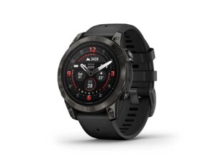 Смарт-годинник Garmin Epix Pro Gen 2 47mm Sapphire Carbon Gray DLC Titanium with Black Band (010-02803-54)