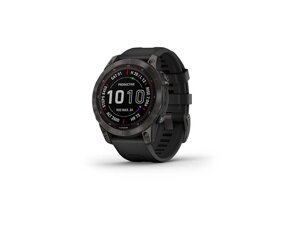 Смарт-годинник Garmin Fenix 7 Sapphire Solar Black DLC Titanium with Black Band (010-02540-34/35)