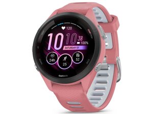 Смарт-годинник Garmin Forerunner 265S Black Bezel w. Light Pink Case and Light Pink/Whitestone S. Band (010-02810-55)