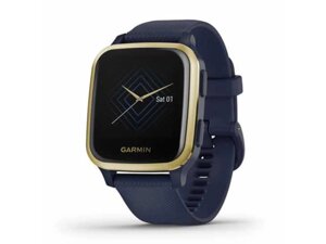 Смарт-годинник Garmin Venu Sq Music Navy/Light Gold (010-02426-12)