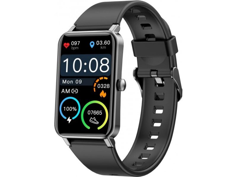 Смарт-годинник Globex Smart Watch Fit Black від компанії DENIKA | ІНТЕРНЕТ МАГАЗИН - фото 1