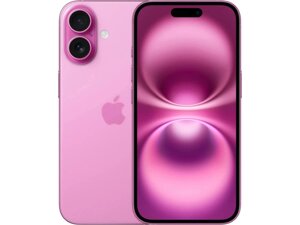 Смартфон Apple iPhone 16 128GB eSIM Pink (MYAR3)