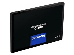 SSD накопичувач goodram SSD 120GB CL100 2.5 sataiii TLC (SSDPR-CL100-120-G3)