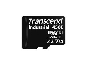 Карта пам'яті transcend 64 GB microsdxc UHS-I (U3) V30 A2 industrial (TS64GUSD450I)