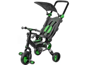 Триколісний велосипед Galileo Strollcycle Black Green (GB-1002-G)