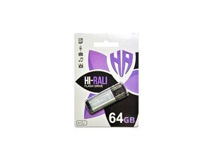 USB флеш накопичувач Hi-Rali Stark Series Silver (HI-64GBSTSL)