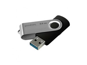 USB флеш накопичувач goodram 64 GB twister USB 3.0 black (UTS3-0640K0r11)