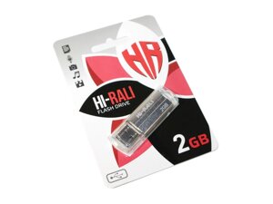 USB флеш накопичувач Hi-Rali 2GB Corsair Series USB 2.0 Silver (HI-2GBCORSL)