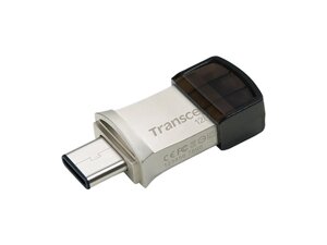 USB флеш накопичувач Transcend 128 GB USB Type-C JetFlash 890 Silver (TS128GJF890S)