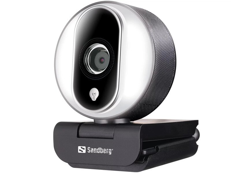 Веб-камера Sandberg Streamer Webcam Pro Full HD Autofocus Ring Light (134-12) від компанії DENIKA | ІНТЕРНЕТ МАГАЗИН - фото 1