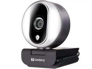 Веб-камера Sandberg Streamer Webcam Pro Full HD Autofocus Ring Light (134-12)