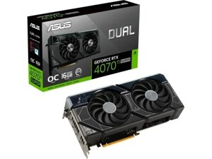 Відеокарта asus DUAL-RTX4070TIS-O16G