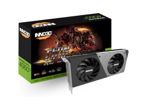 Відеокарта inno3D geforce RTX 4060 ti 8GB TWIN X2 OC (N406T2-08D6x-171153N)