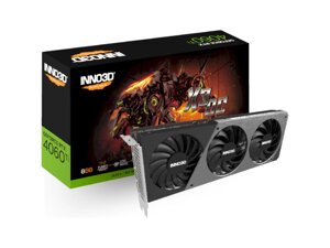 Відеокарта inno3D geforce RTX 4060 ti 8GB X3 OC (N406T3-08D6x-171153L)