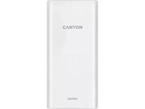 Зовнішній акумулятор (Power Bank) Canyon PB-2001 20000mAh White CNE-CPB2001W (5291485008314)