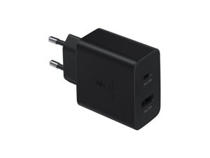 Зарядний пристрій Samsung 35W Wall Charger Duo Black (EP-TA220NBEGRU)