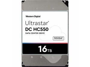 Жорсткий диск WD ultrastar DC HC550 16 TB (WUH721816ALE6l4/0F38462)