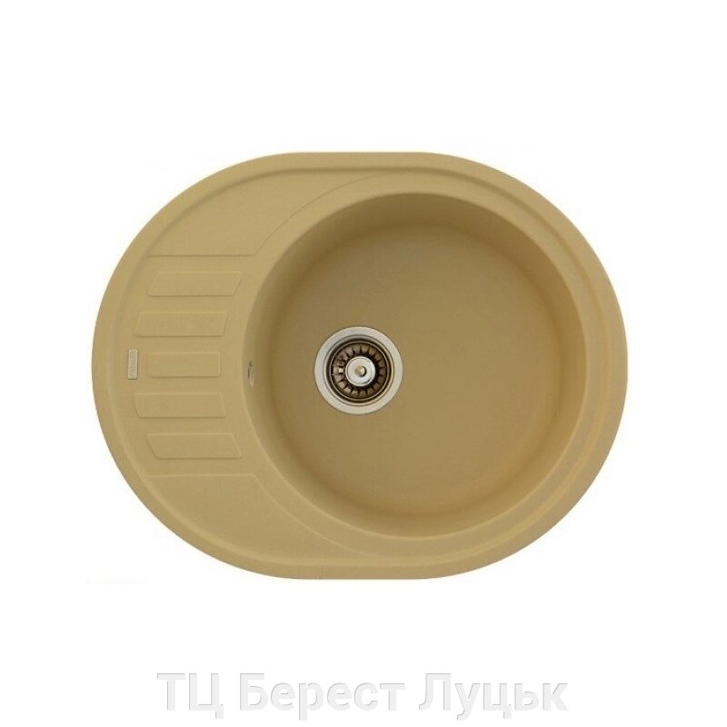 Гранітна мийка Arc 62x50 Cream від компанії ТЦ Берест Луцьк - фото 1