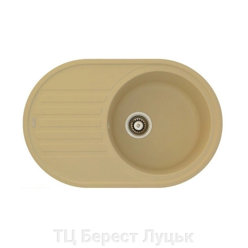 Гранітна мийка Arc 77x50 Cream від компанії ТЦ Берест Луцьк - фото 1