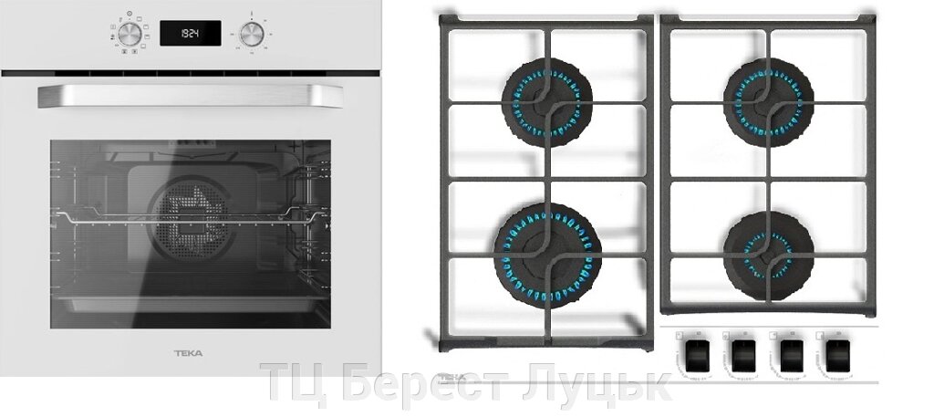 Комплект Teka духовка електрична HCB 6535 111020032 варильнаTeka GBC 64100 KB 112580036 (1003236) від компанії ТЦ Берест Луцьк - фото 1