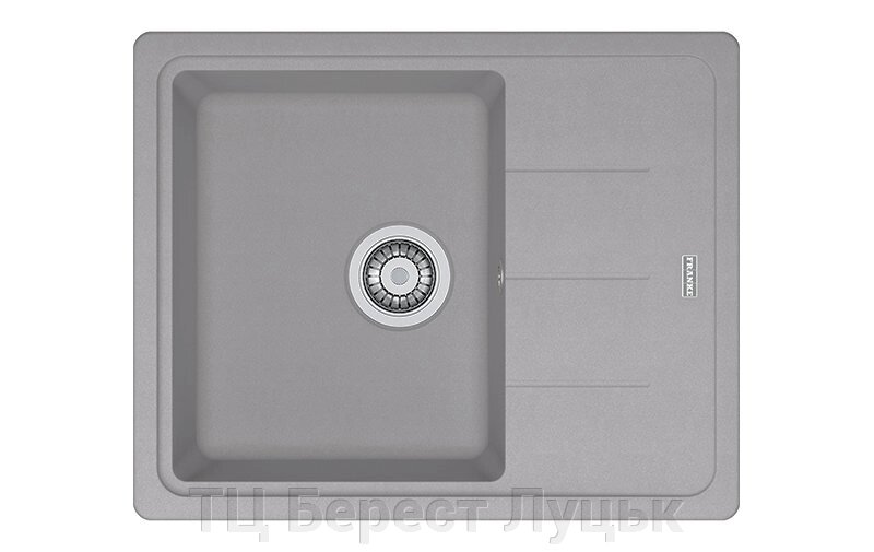 Кухонна мийка Franke Basis BFG 611-62 (114.0565.090) гранітна - врізна - оборотна - колір Сірий камінь від компанії ТЦ Берест Луцьк - фото 1
