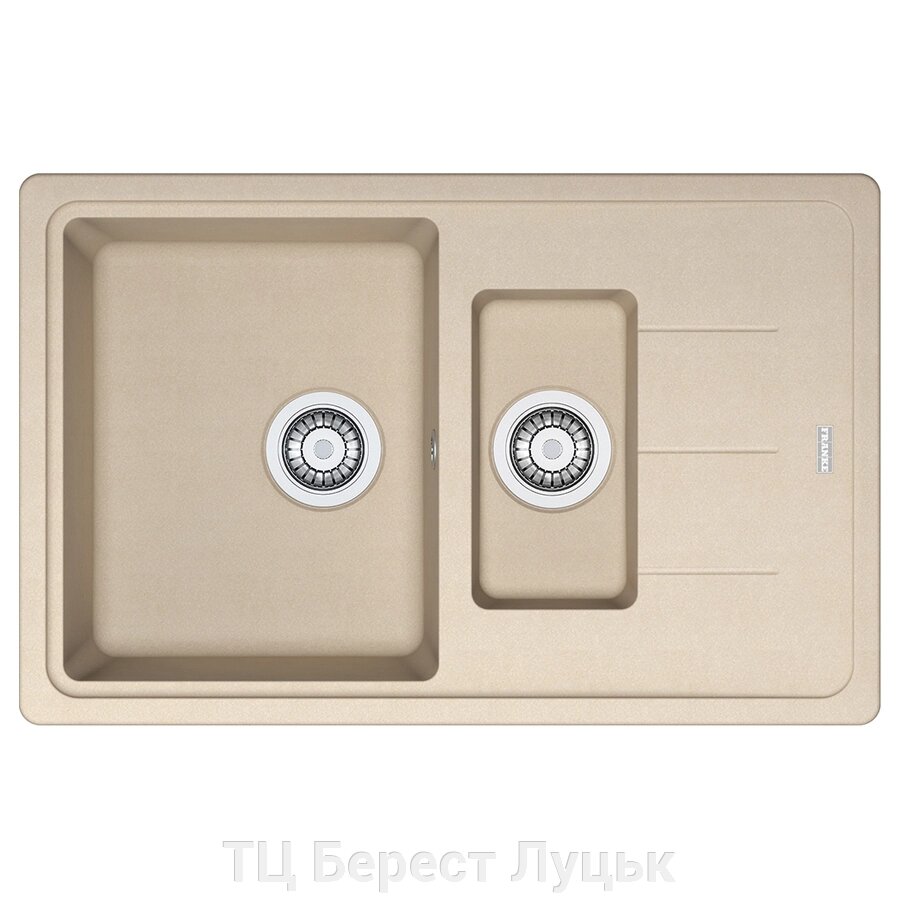 Кухонна мийка Franke Basis BFG 651-78 (114.0272.633) гранітна - врізна - оборотна - колір Бежевий від компанії ТЦ Берест Луцьк - фото 1