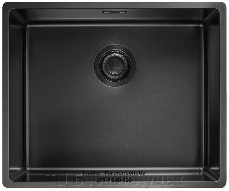 Кухонна мийка Franke Box BXM 210 / 110-50 (127.0650.363) нержавіюча сталь - монтаж врізний, у рівень ю - Антрацит PVD від компанії ТЦ Берест Луцьк - фото 1