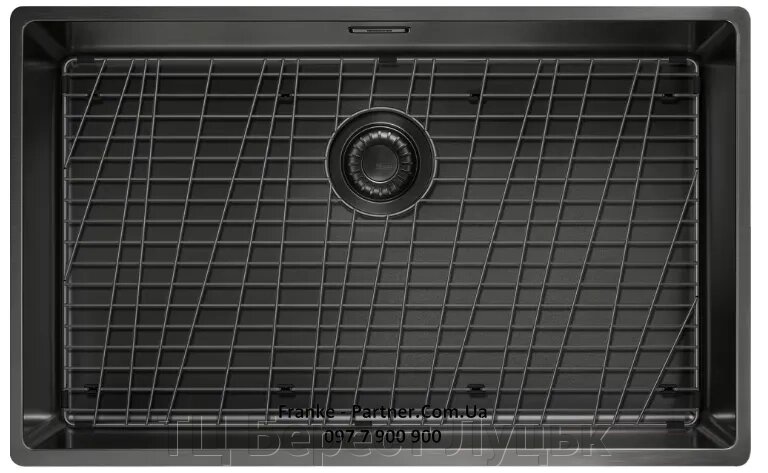 Кухонна мийка Franke Box BXM 210 / 110-68 (127.0650.364) нержавіюча сталь - монтаж врізний, у рівень  - Антрацит PVD від компанії ТЦ Берест Луцьк - фото 1