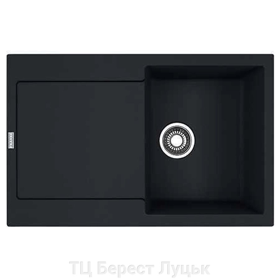 Кухонна мийка Franke Maris MRG 611 (114.0631.439) гранітна - врізна - оборотна - колір Чорний матовий від компанії ТЦ Берест Луцьк - фото 1