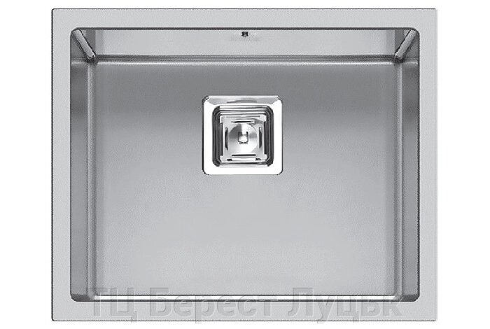 Кухонна мийка Quadro 49 R10 (440x440) 1,20 мм від компанії ТЦ Берест Луцьк - фото 1