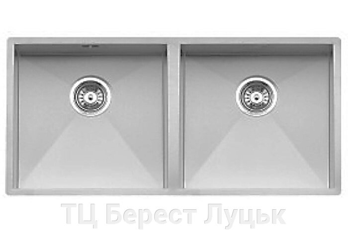 Кухонна мийка Quadro 87x44 S / Steel Double від компанії ТЦ Берест Луцьк - фото 1