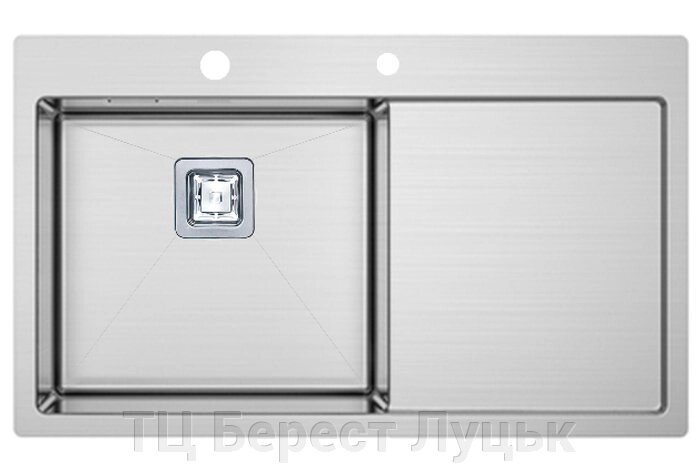 Кухонна мийка TOP 79 Left (790x510) 1.2 мм від компанії ТЦ Берест Луцьк - фото 1