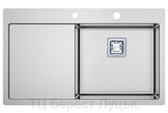 Кухонна мийка TOP 79 Right (790x510) 1.2 мм від компанії ТЦ Берест Луцьк - фото 1