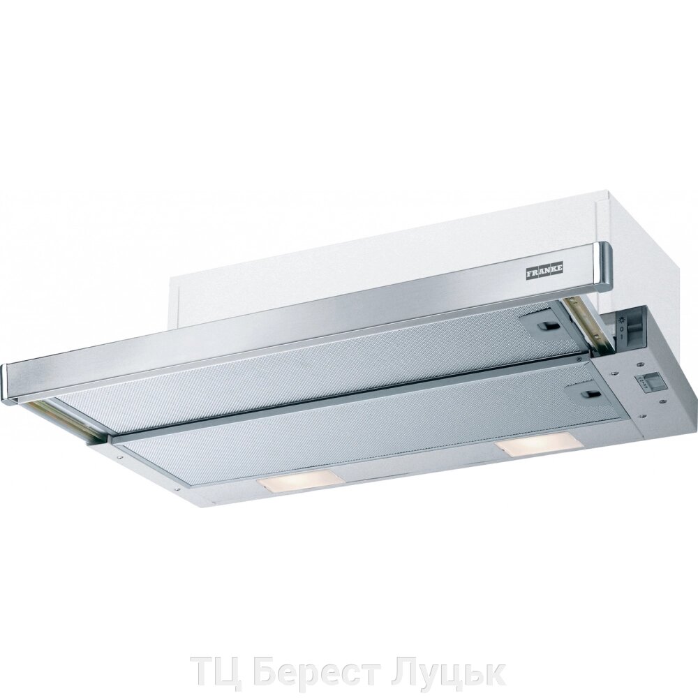 Кухонна витяжка Franke Flexa FTC 612 XS LED1 (315.0532.375) неіржавна сталь / сіра емаль вбудована телескопічна, 60 см від компанії ТЦ Берест Луцьк - фото 1