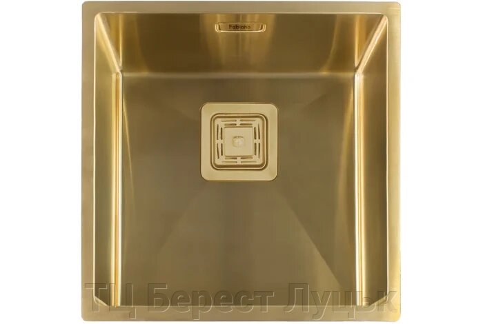 Нерж. мийка Quadro 44 Nano Gold R10 від компанії ТЦ Берест Луцьк - фото 1